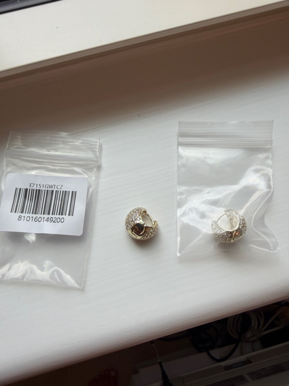Melinda Maria Nora pave earrings